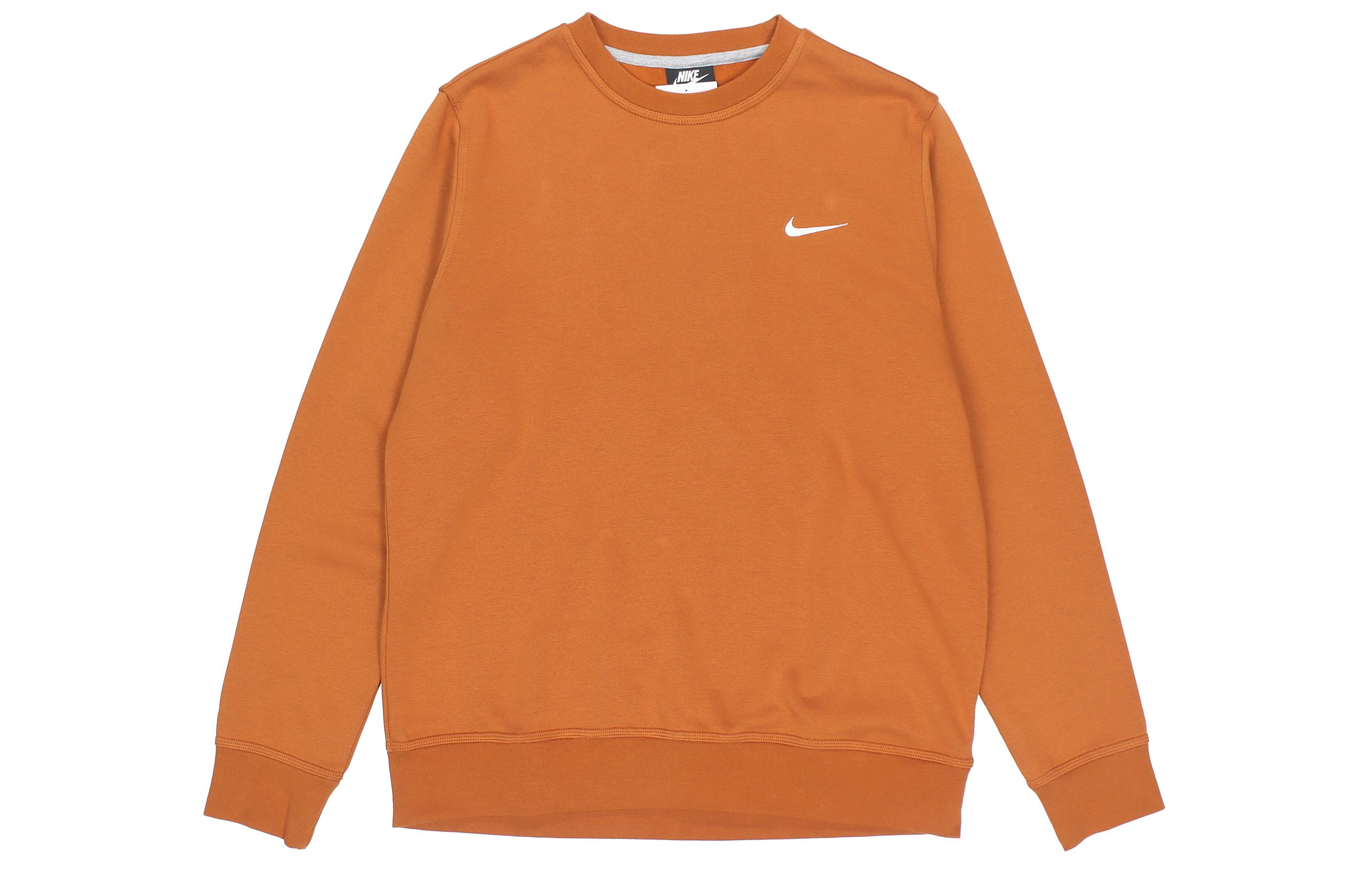 Nike Classic Embroidered Logo Fleece Sweatshirt Brown 916609-290