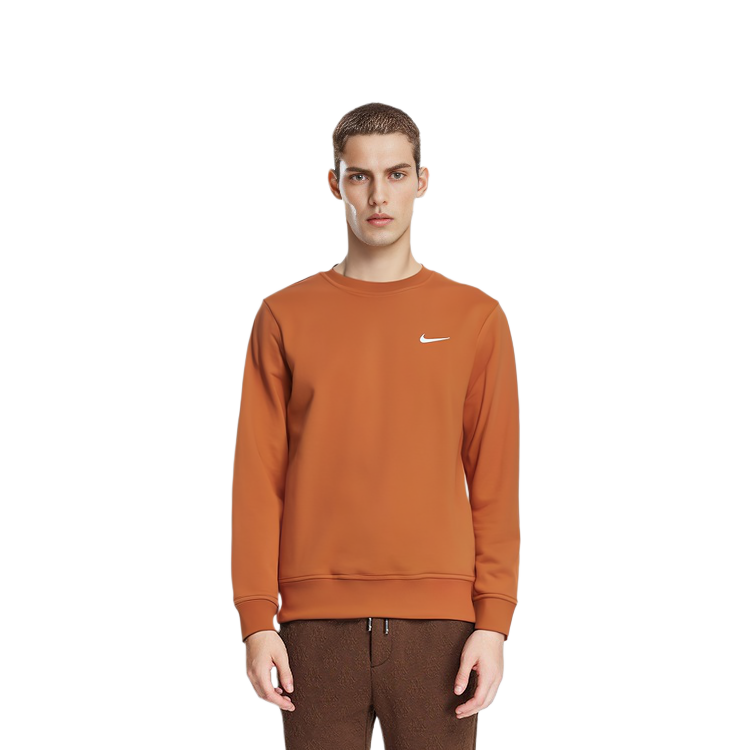 Nike Classic Embroidered Logo Fleece Sweatshirt Brown 916609-290 圖 5