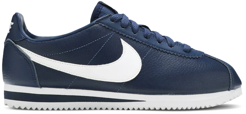Nike Classics Cortez Leather Midnight Navy White 749571-414 Buy Nike Classics Cortez Leather Midnight Navy White 749571-414