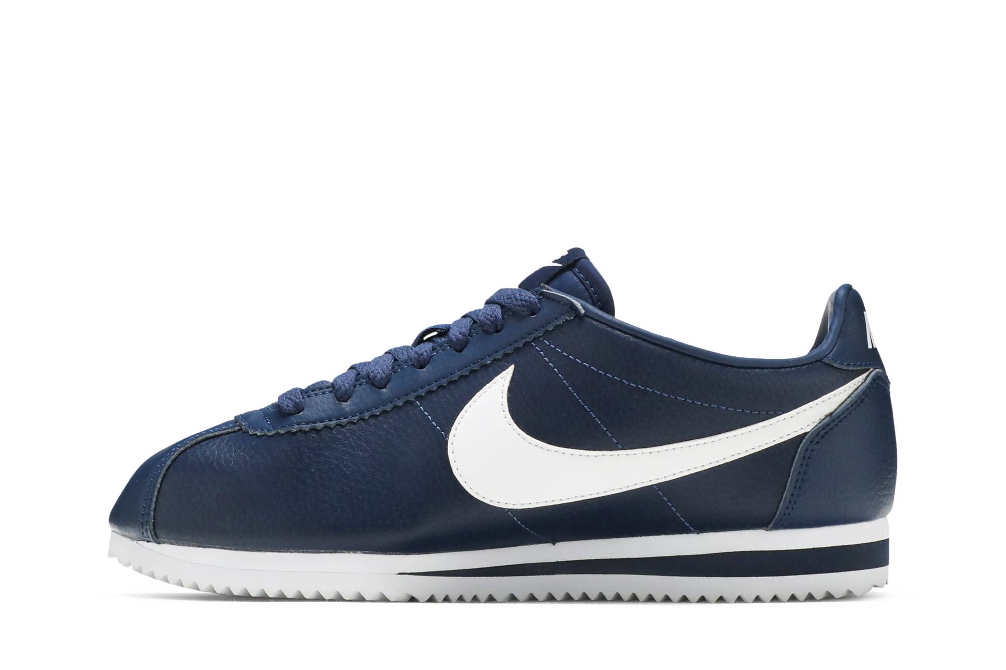Lookbook Nike Classics Cortez Leather Midnight Navy White 749571-414