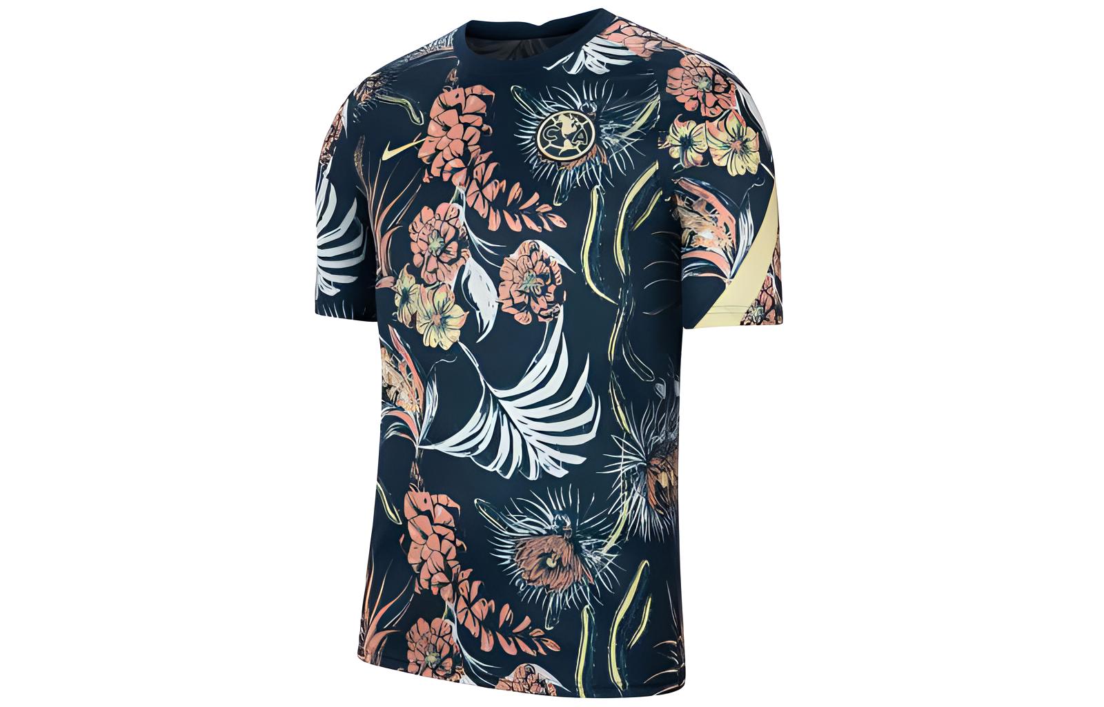 Nike Club America Logo Print Soccer Training Tee Unisex Multicolor CW4871-454
