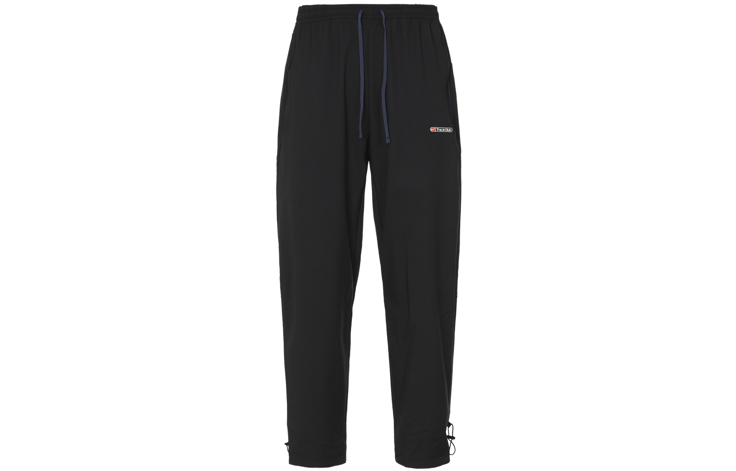 Nike Club Challenger Black Track Pants - Quick-Dry Knit for Running FB5504-010