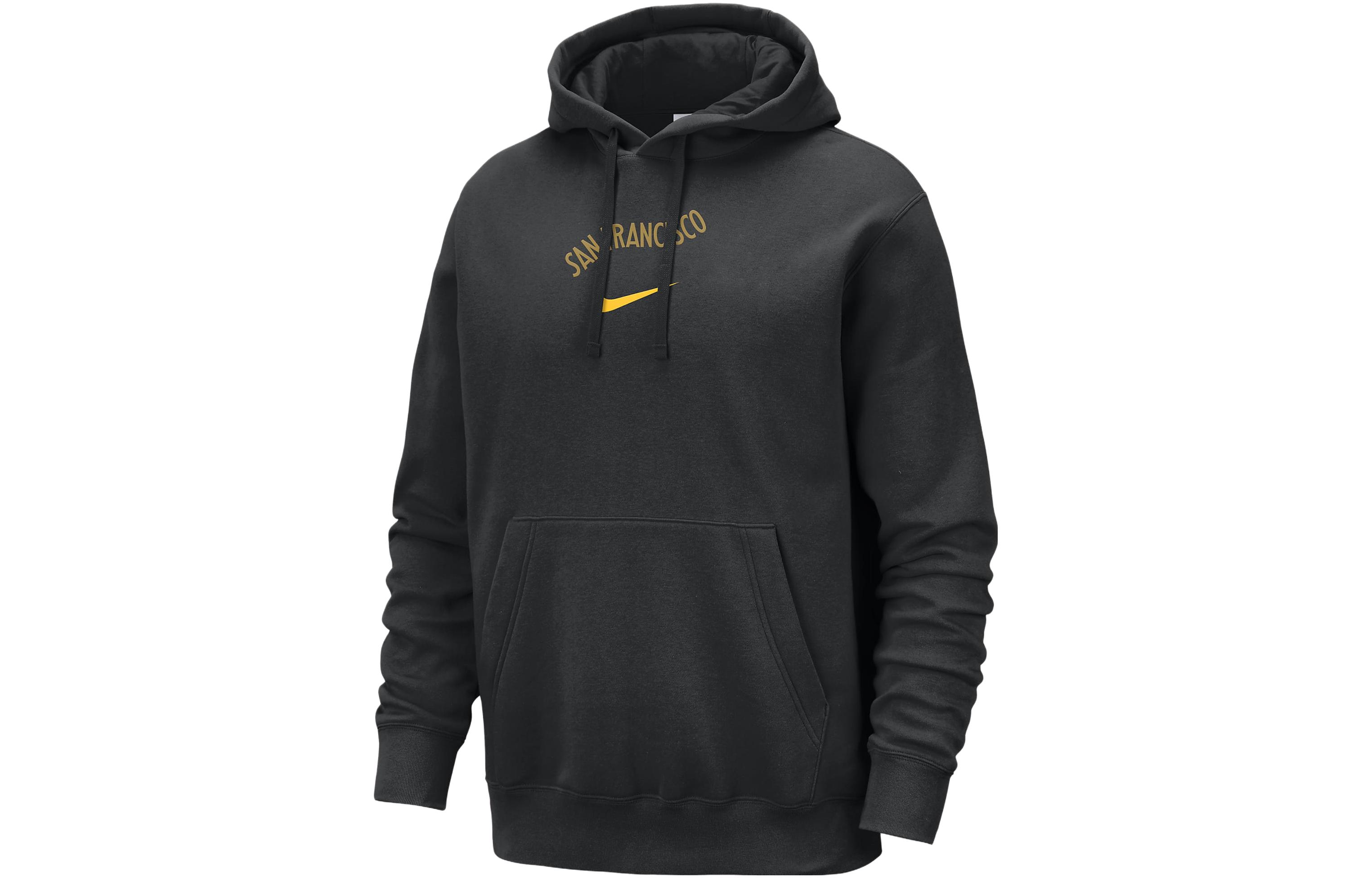 Nike Club Fleece City Edition NBA Golden State Warriors Hoodie Black Mens FB4819-010