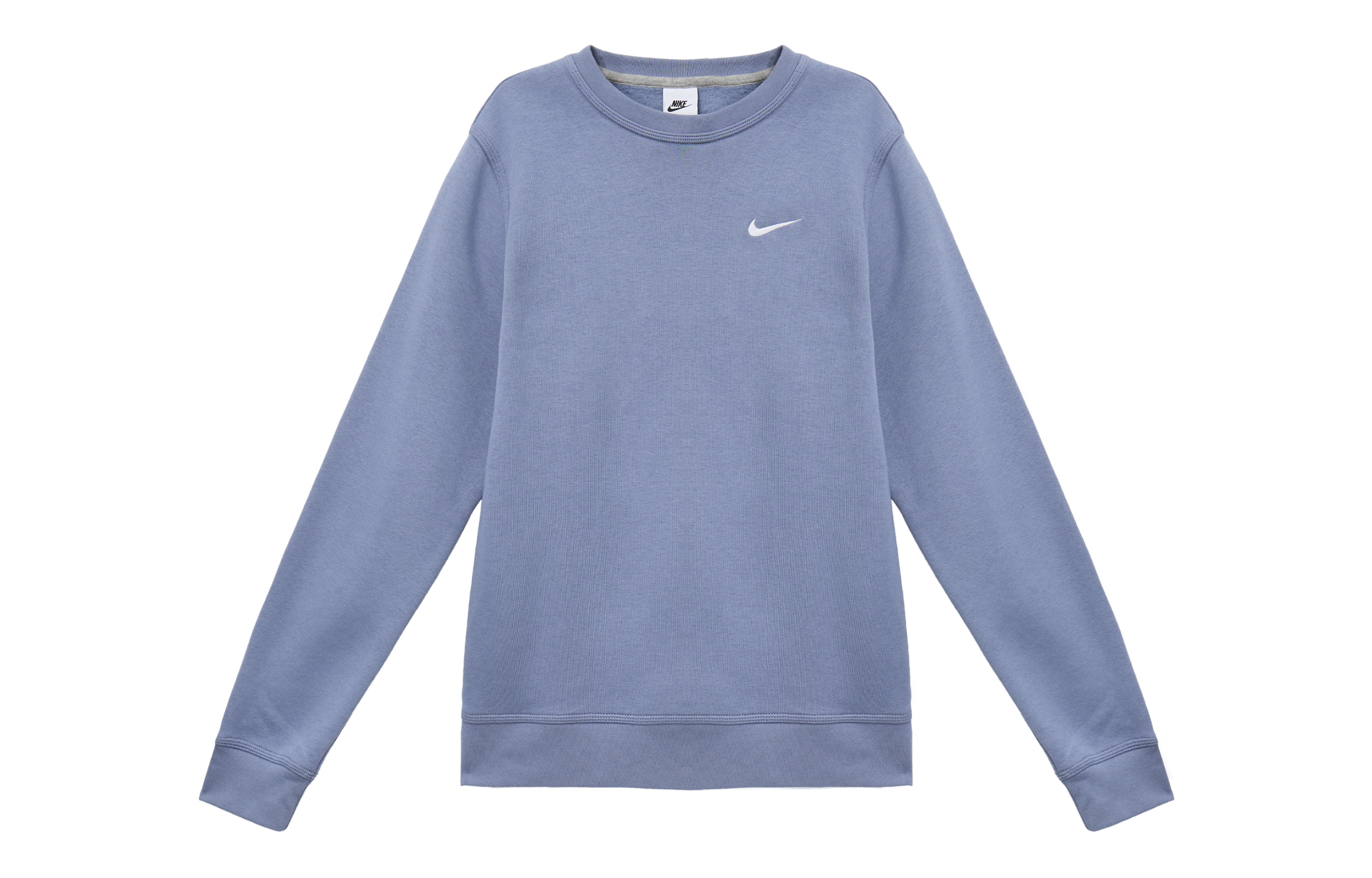 Nike Club Fleece Crewneck Sweatshirt Light Purple Casual Pullover 623459-493