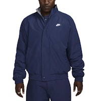 Nike Club Fleece Futura Zip Jacket Midnight Navy/White FZ0656-410 Nike Club Fleece Futura Zip Jacket Midnight Navy/White FZ0656-410