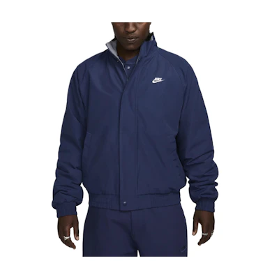 Nike Club Fleece Futura Zip Jacket Midnight Navy/White FZ0656-410