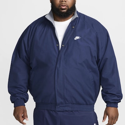 Nike Club Fleece Futura Zip Jaket Midnight Navy/Putih FZ0656-410 Purchase Nike Club Fleece Futura Zip Jaket Midnight Navy/Putih FZ0656-410