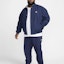 Details for Nike Club Fleece Futura Zip Jaket Midnight Navy/Putih FZ0656-410