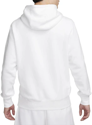 나이키 클럽 플리스 로고 화이트 후드 롱 슬리브 풀오버 FV4448-100 Lookbook 나이키 클럽 플리스 로고 화이트 후드 롱 슬리브 풀오버 FV4448-100