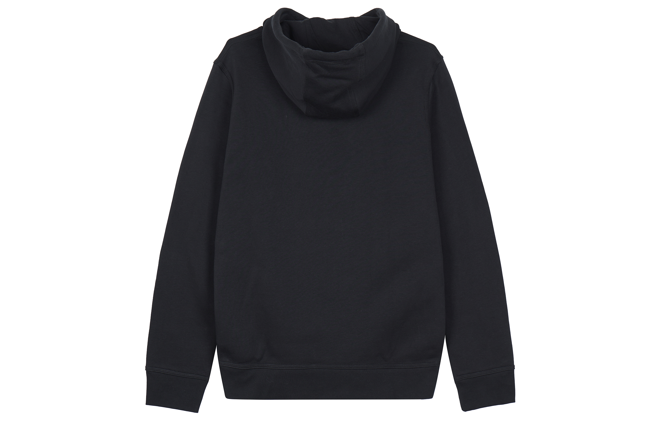 Lookbook Nike Club Fleece Pullover Hoodie Black/White 623453-010