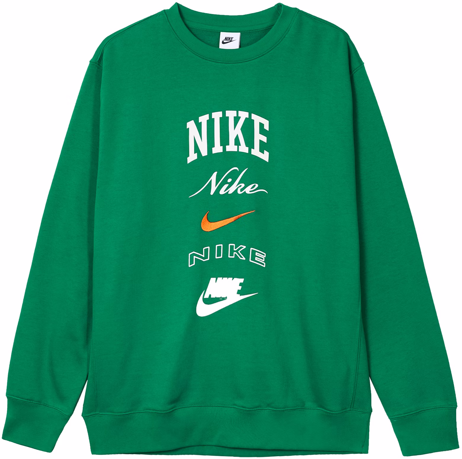 nike-club-fleece-retro-letter-green-pullover-sweatshirt-casual-style-fn-2611-365