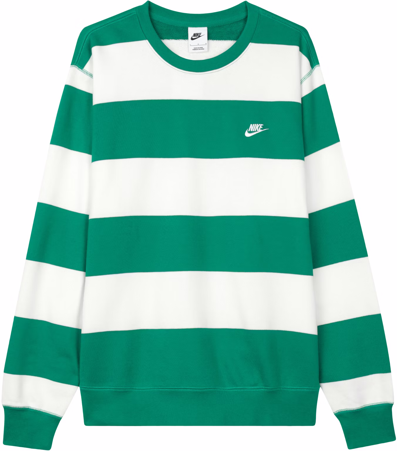 nike-club-fleece-striped-crewneck-sweatshirt-malachite-green-fn-3107-365