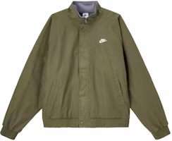 Nike Club Futura Long-Sleeve Jacket Olive Green/White Stylish & Comfortable FZ0657-222 Nike Club Futura Long-Sleeve Jacket Olive Green/White Stylish & Comfortable FZ0657-222
