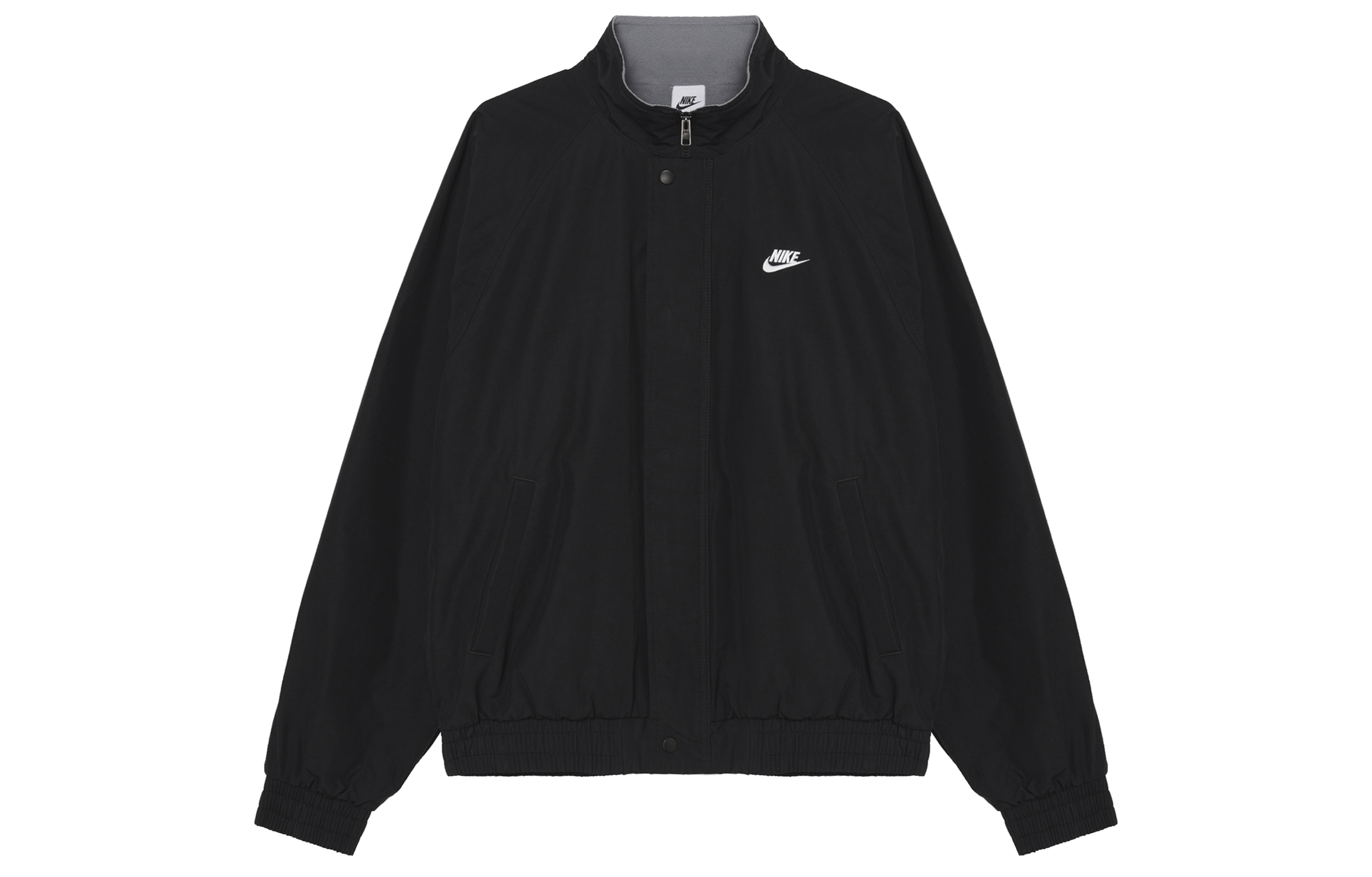 Nike Club Futura Relaxed Fit Jacket Black/White Minimalistic Style FZ0657-010