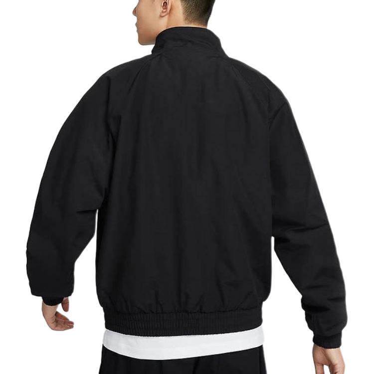 Nike Club Futura Relaxed Fit Jacket Black/White Minimalistic Style FZ0657-010 圖 5