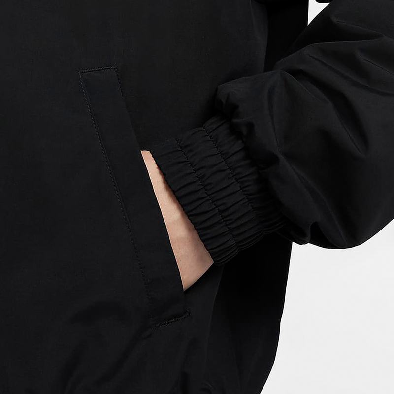 Nike Club Futura Relaxed Fit Jacket Black/White Minimalistic Style FZ0657-010 圖 6