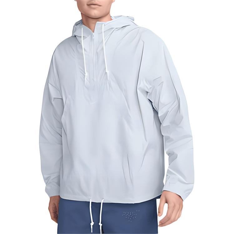 Nike Club Light Blue Logo Embroidered Comfortable Hoodie Jacket FN3892-043
