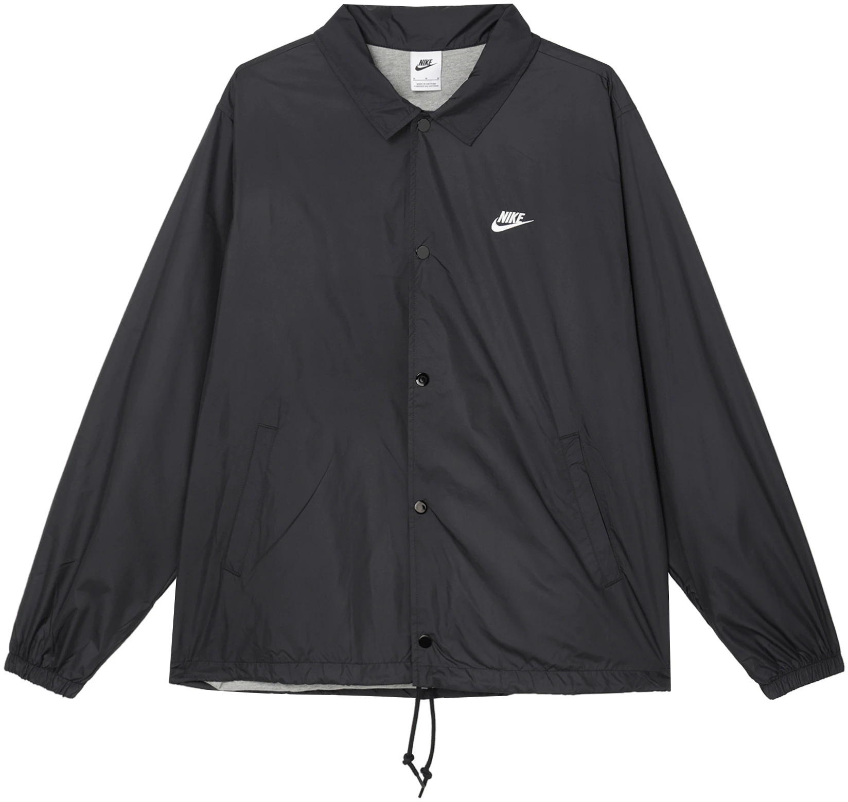 nike-club-logo-embroidered-loose-fit-polo-button-up-shirt-jacket-black-fn-3317-010