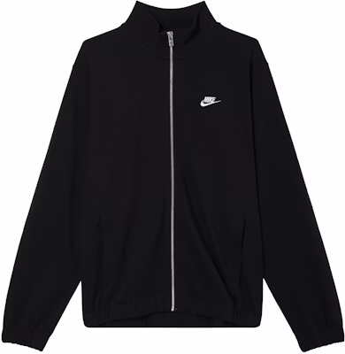 Nike Club Logo Jaket Kerah Berdiri Bordir Hitam FQ3427-010 Buy Nike Club Logo Jaket Kerah Berdiri Bordir Hitam FQ3427-010