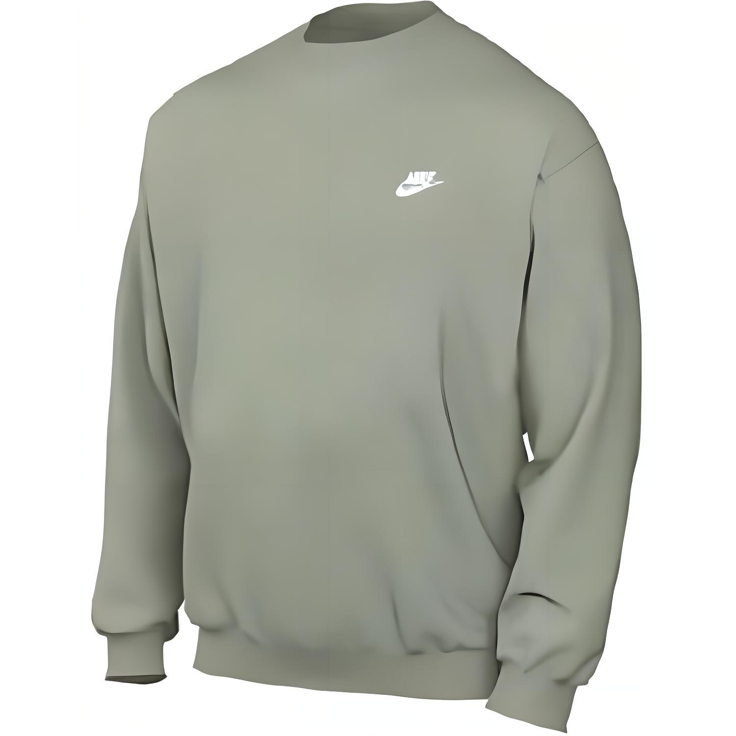 Nike Club NK FT Oversized Crew Pullover Sweatshirt Light Green HJ1820-370