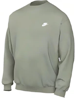 Nike Club NK FT Oversized Crew Pullover Sweatshirt Light Green HJ1820-370 Nike Club NK FT Oversized Crew Pullover Sweatshirt Light Green HJ1820-370