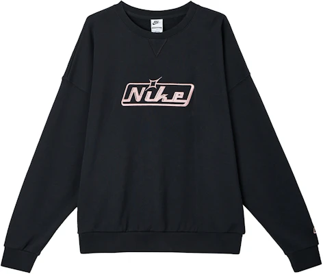 Sweatshirt Pria Nike Club Oversized Crewneck Hitam/Pink Tint HQ2957-010 Buy Sweatshirt Pria Nike Club Oversized Crewneck Hitam/Pink Tint HQ2957-010