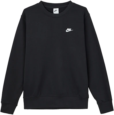 Nike Club Relaxed Crewneck Pullover Sweatshirt Hitam FN3889-010 Buy Nike Club Relaxed Crewneck Pullover Sweatshirt Hitam FN3889-010