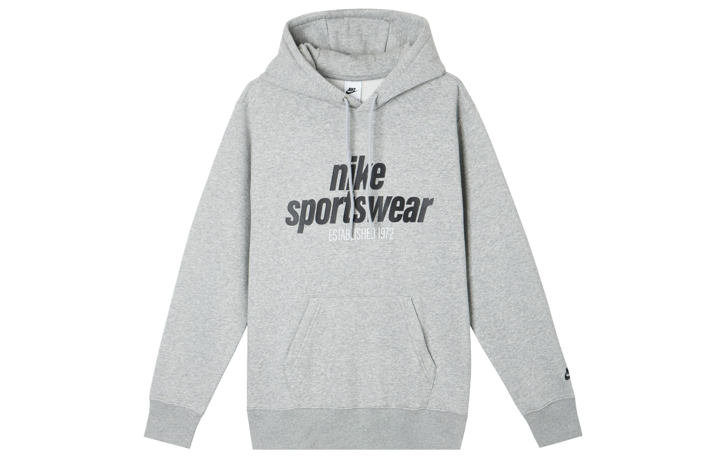 Nike Club Sportswear FW24 Fleece 1972 Hoodie Grey - Casual & Comfortable HJ2160-063