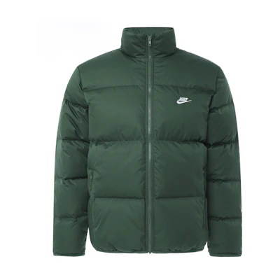 Nike Club Therma-FIT Fleece Zip Puffer Jacket Fir Green/White FZ5029-323