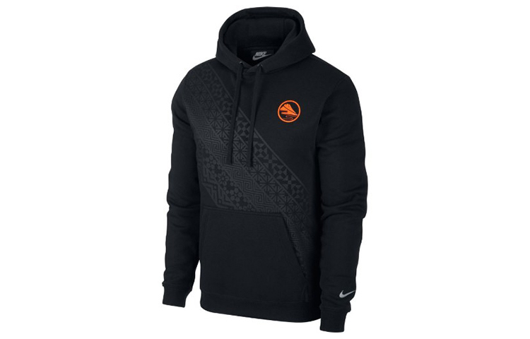 Nike Club Twill Print Pullover Hoodie Men’s Black CT5228-010