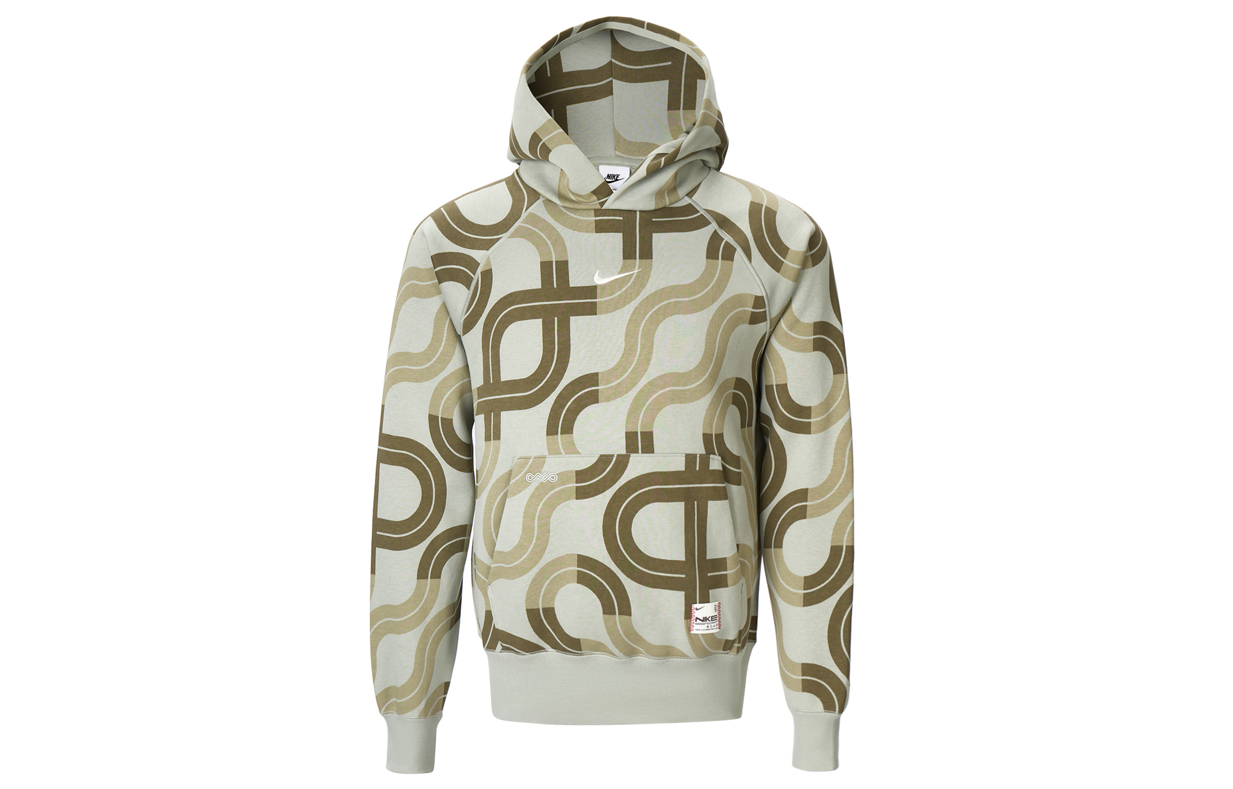 Nike CNY AS M NSW AOP "Year of the Snake" Soft Hoodie Light Green HV8207-370