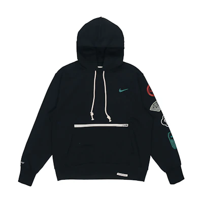 Nike CNY Logo Print Loose Fit Hoodie Black Spring Sweatshirt DJ3861-010