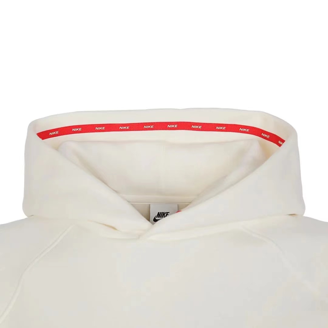 Nike CNY Year of the Dragon Logo Print Pullover Hoodie White FZ6373-133 圖 9