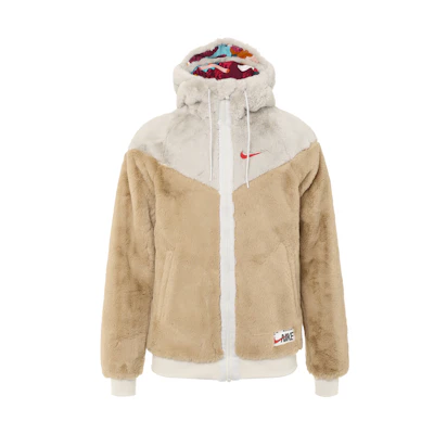 Nike CNY Year of the Rabbit Windrunner Logo Hooded Jacket Beige . FD9895-200