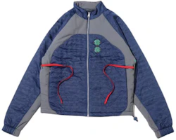 Nike Color-Block Zip Waterproof Jacket Navy Blue Long Sleeve DJ9743-414 Nike Color-Block Zip Waterproof Jacket Navy Blue Long Sleeve DJ9743-414