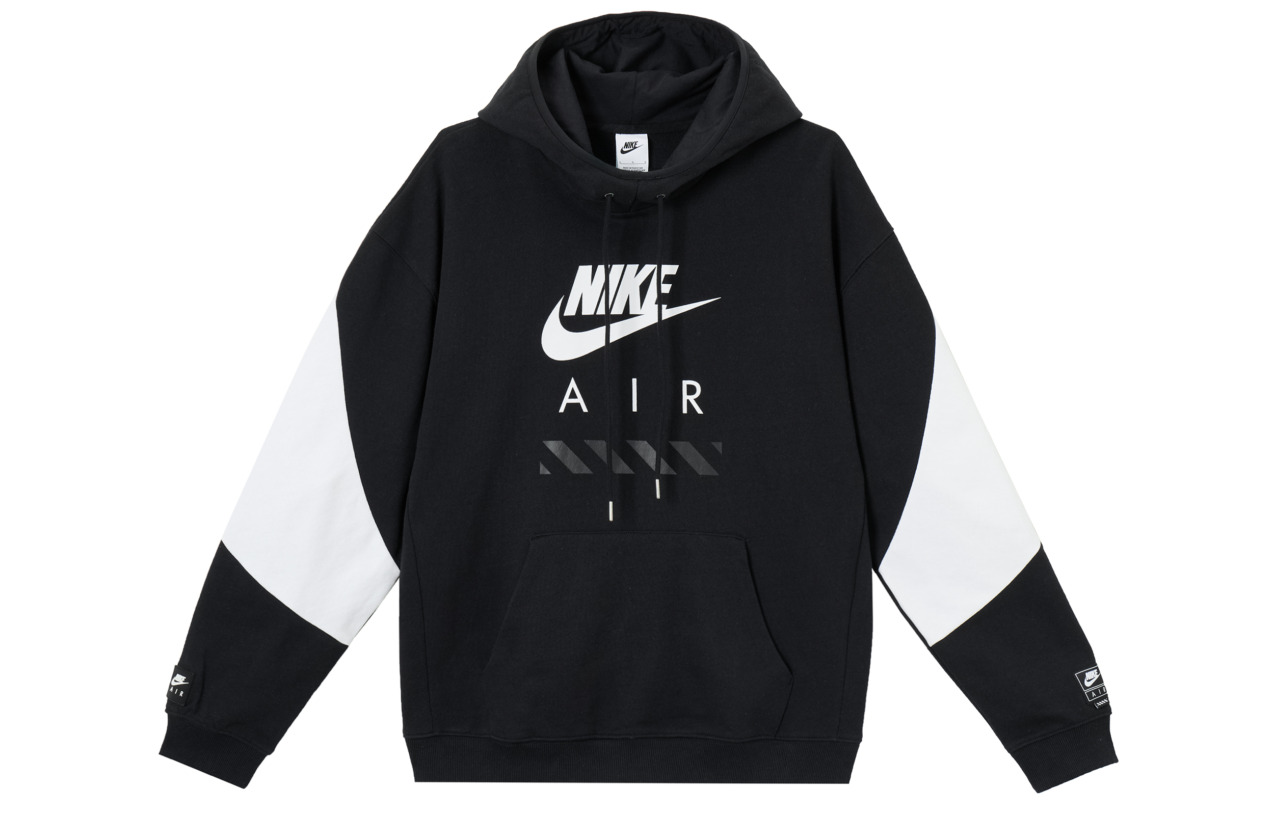 Buy Nike 拼色連帽上衣 黑色 - 學院風長袖 HJ0274-010