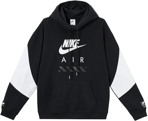 Nike 拼色連帽上衣 黑色 - 學院風長袖 HJ0274-010 Buy Nike 拼色連帽上衣 黑色 - 學院風長袖 HJ0274-010