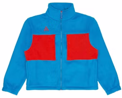 Nike Colorblock Fleece Jacket Blue - Casual and Comfortable BQ3446-411 Nike Colorblock Fleece Jacket Blue - Casual and Comfortable BQ3446-411