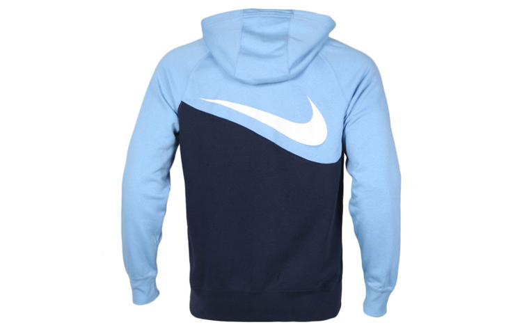 Nike Colorblock Logo Casual Hoodie Jacket Light Blue BV5300-451 圖 3