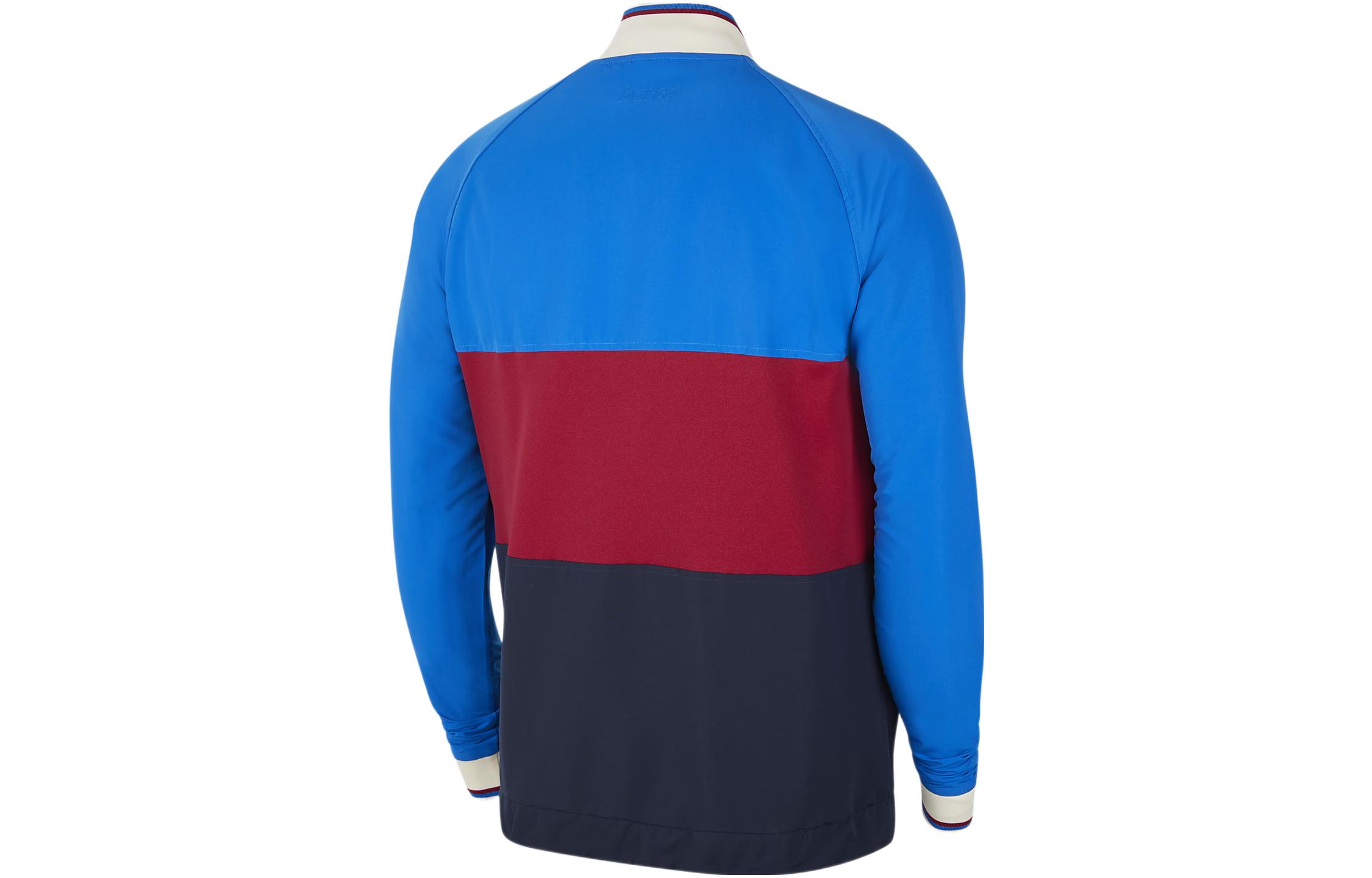 Nike Colorblock Logo Print Retro Track Jacket Red/Blue - Full-Zip Long Sleeve CV9914-427 圖 3