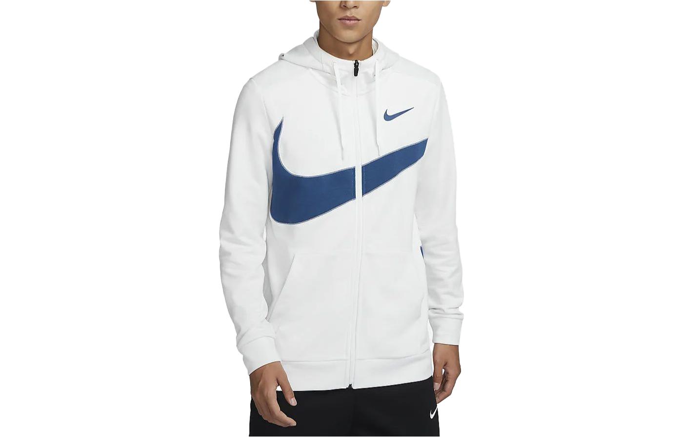 Nike Colorblock Quick-Dry Hooded Jacket Summit White FB8576-121