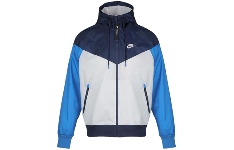 Nike Colorblock Windbreaker Running Jacket Light Blue AR2192-122 圖 2