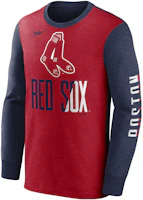 Nike Cooperstown Rewind Splitter Boston Red Sox Long-Sleeve Tee Navy Blue Mens NMMH11L8BRS-0M1 Nike Cooperstown Rewind Splitter Boston Red Sox Long-Sleeve Tee Navy Blue Mens NMMH11L8BRS-0M1