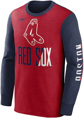 Nike Cooperstown Rewind Splitter Boston Red Sox Long-Sleeve Tee Navy Blue Mens NMMH11L8BRS-0M1 Buy Nike Cooperstown Rewind Splitter Boston Red Sox Long-Sleeve Tee Navy Blue Mens NMMH11L8BRS-0M1