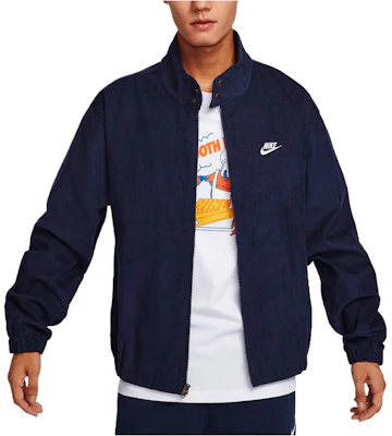 耐克灯芯绒复古透气轻便夹克 深海军蓝 FZ0632-410 Shop 耐克灯芯绒复古透气轻便夹克 深海军蓝 FZ0632-410