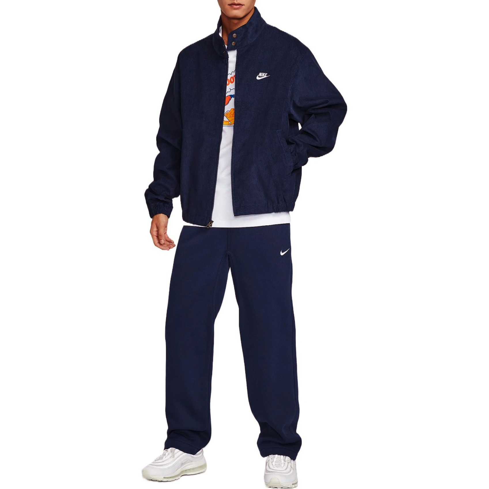 Purchase 耐克灯芯绒复古透气轻便夹克 深海军蓝 FZ0632-410