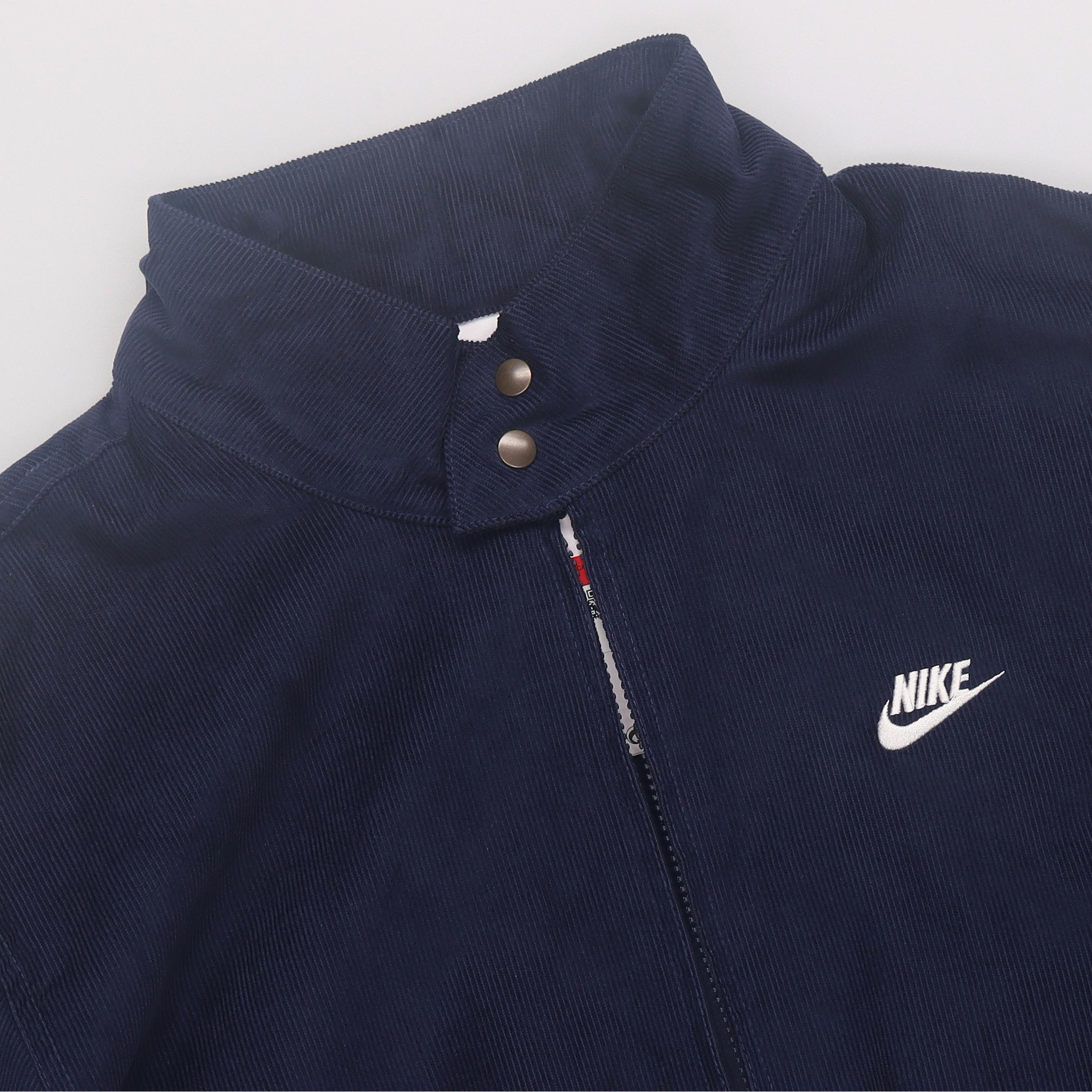 Details for 耐克灯芯绒复古透气轻便夹克 深海军蓝 FZ0632-410