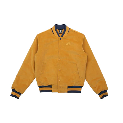Nike Corduroy Skateboarding Jacket Spicy Mustard Retro Vintage Style CK5445-712