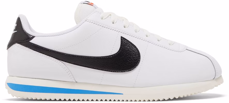 Nike cortez white 2025 and navy blue