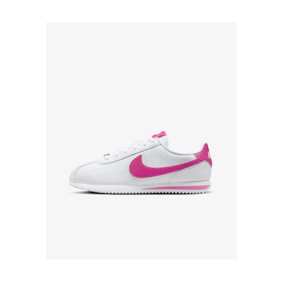 (Youth) Nike Cortez 'White Laser Fuchsia'